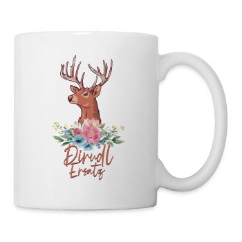 Dirndl Ersatz - Tasse - Weiß - Rechts