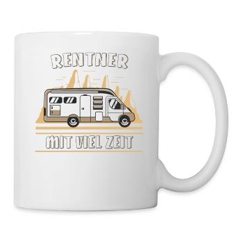 WOHNMOBIL RENTNER MIT VIEL ZEIT - Tasse - Weiß - Rechts