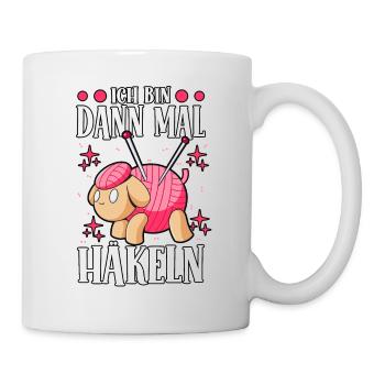 Häkeln - Tasse - Weiß - Rechts