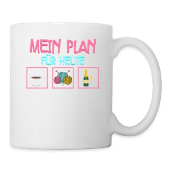 Häkeln - Tasse - Weiß - Rechts