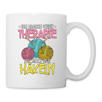 Häkeln - Tasse - Weiß - Rechts