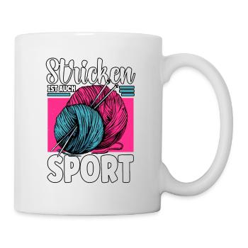Häkeln - Tasse - Weiß - Rechts
