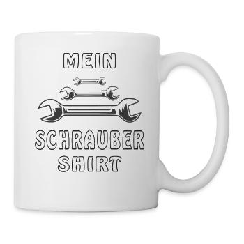 MEIN SCHRAUBER SHIRT - Tasse - Weiß - Rechts