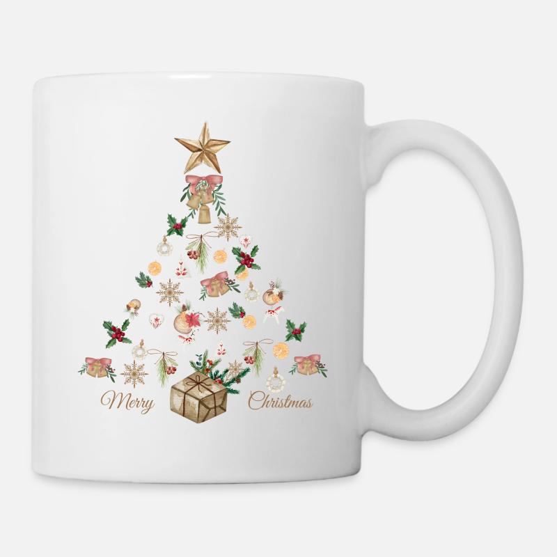 Boho Christmas - Tasse - Weiß