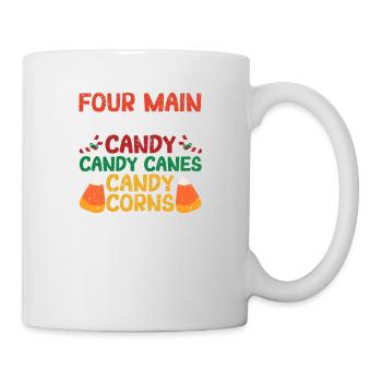 Quatre groupes alimentaires principaux Santa Elf Buddy - Mug blanc - blanc - Droite