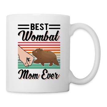 Best Wombat Mom Ever - Mug - white - Right