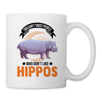Hippo Lover Hippo Hippo Hippo - Mug - white - Right