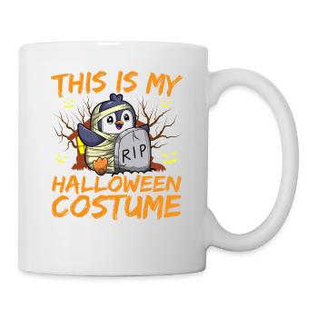 Animal effrayant et effrayant C’est mon costume d’Halloween - Mug blanc - blanc - Droite