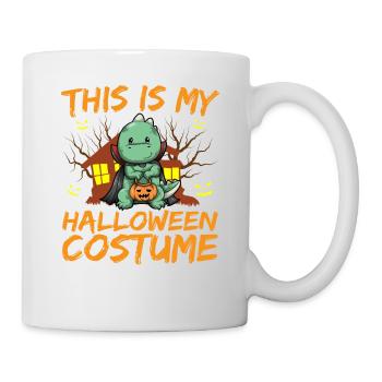 Animal effrayant et effrayant C’est mon costume d’Halloween - Mug blanc - blanc - Droite