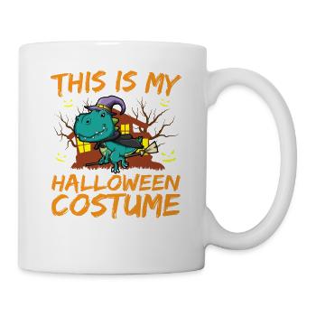 Animal effrayant et effrayant C’est mon costume d’Halloween - Mug blanc - blanc - Droite