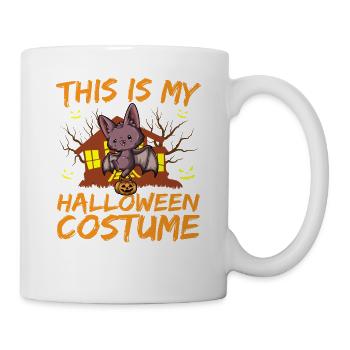 Animal effrayant et effrayant C’est mon costume d’Halloween - Mug blanc - blanc - Droite