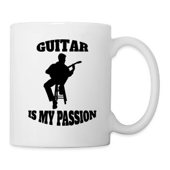 Guitariste Groupe Musique Guitare Musiciens Guitariste - Mug blanc - blanc - Droite