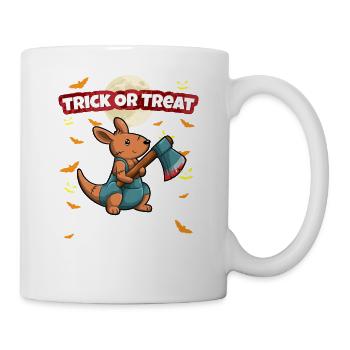 Trick Or Treat Scary Creepy Halloween Monster - Mug - white - Right