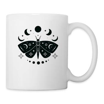 Himmlischer Schmetterling Mystischer - Tasse - Weiß - Rechts