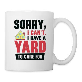 New Homeowner Housewarming Front Yard Back Yard - Mug - white - Right