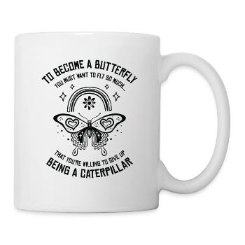 Butterfly Mystical Butterfly Lover Celestial Art - Mug - white - Right