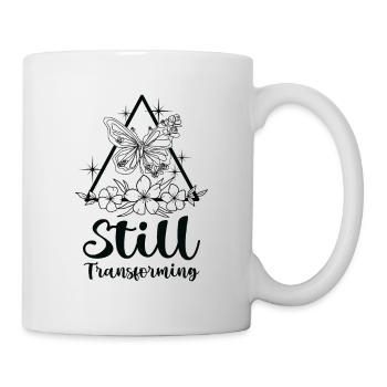 Himmlischer Schmetterling Transforming Galaxy - Tasse - Weiß - Rechts