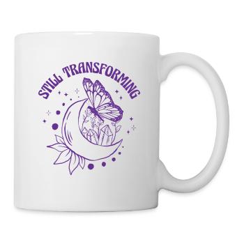 Himmlischer Schmetterling Transforming Galaxy - Tasse - Weiß - Rechts