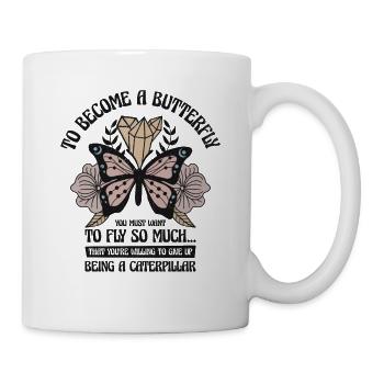 Butterfly Mystical Butterfly Lover Celestial Art - Mug - white - Right