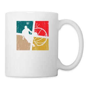 Ball Love Basketball Joueur d’équipe parfait - Mug blanc - blanc - Droite