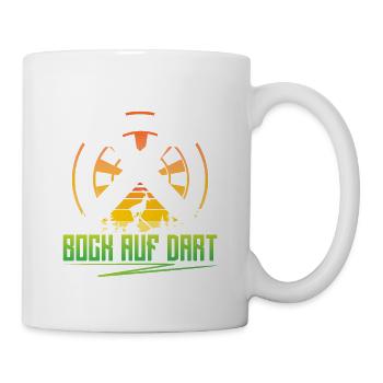 Bock auf Dart - Tasse - Weiß - Rechts