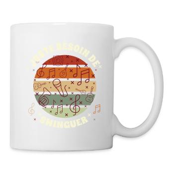 Sie müssen nur schwingen - Tasse - Weiß - Rechts