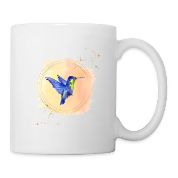 Hummingbird art - Mug - white - Right