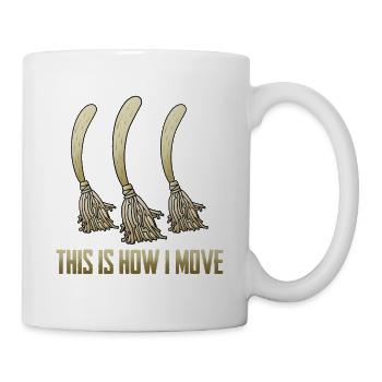 How To Move Magician Broomsticks Halloween Party - Mug - white - Right