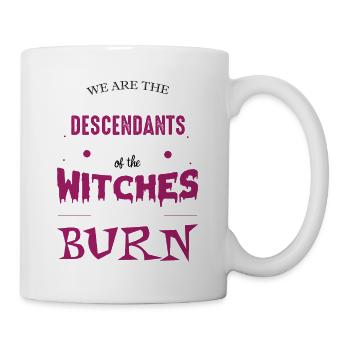 Descendants des sorcières que vous ne pouviez pas brûler - Mug blanc - blanc - Droite