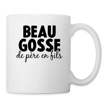 Beau Gosse De Père En Fils - Mug blanc - blanc - Droite