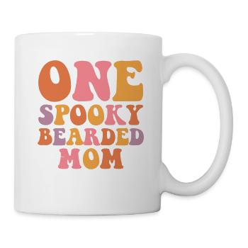 A ghostly, bearded mother - - Mug - white - Right