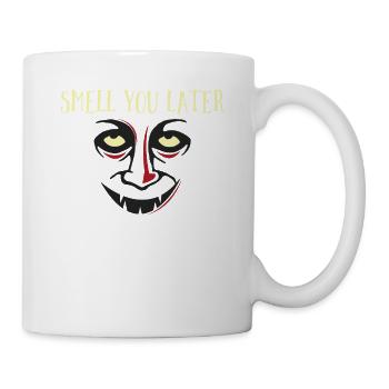Smell You Later Visage de monstre effrayant - Mug blanc - blanc - Droite