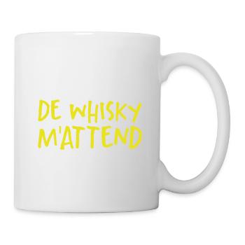 Je Peux Pas Mon P'tit Verre De Whisky M'attend - Mug blanc - blanc - Droite