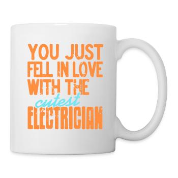 You Just Fell In Love With The Cutest Electrician - Mug - white - Right