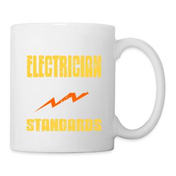 If You Date An Electrician Raise Your Hand Funny - Mug - white - Right