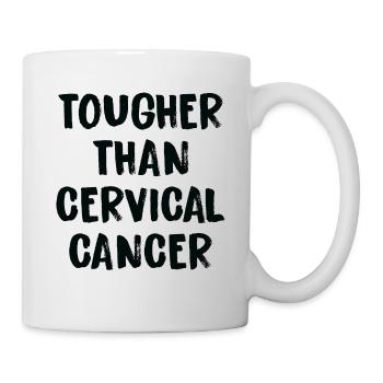 Plus dur que le cancer du col de l’utérus - Mug blanc - blanc - Droite