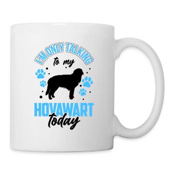 I'm just talking to my Hovawart today - Mug - white - Right