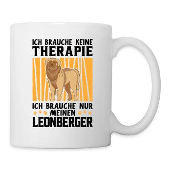 Leonberger keine Therapie deutscher Wachhund - Tasse - Weiß - Rechts