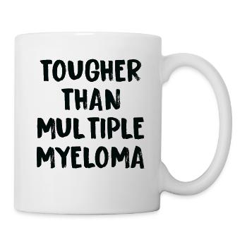 Plus dur que le cancer du myélome multiple - Mug blanc - blanc - Droite
