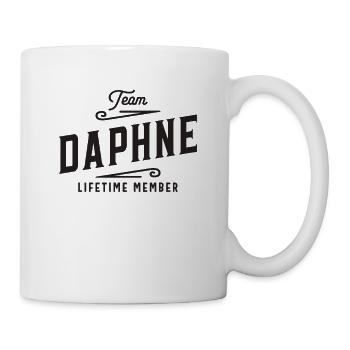 Team Daphne Lifetime Member Personalized Name - Mug - white - Right