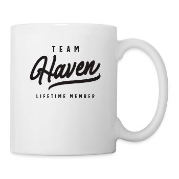 Team Haven Lifetime Member Personalized Name - Mug - white - Right