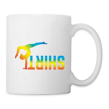 Turnerin, Turnen, Turnverein, Yoga, Calisthenics - Tasse - Weiß - Rechts