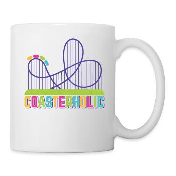 Roller Coaster Amusement Park Kirmes Amusement Park - Mug - white - Right