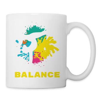 Gymnaste, Gymnastique, Club de gymnastique, Yoga, Calisthenics - Mug blanc - blanc - Droite