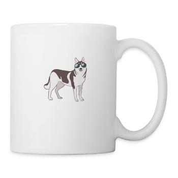 Cool As A Husky Siberian Huskies - Tasse - Weiß - Rechts