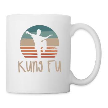 Artiste martial de Kung Fu Classique Rétro Vintage - Mug blanc - blanc - Droite