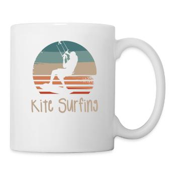 Rétro Vintage Classic Kite Surf Surf Surfer - Mug blanc - blanc - Droite