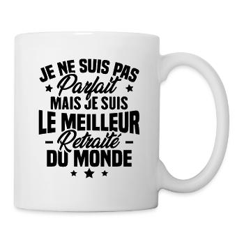 Pas parfait mais le meilleur retraité du monde - Mug blanc - blanc - Droite