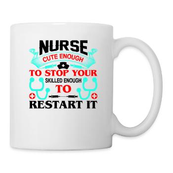 Krankenschwester - Tasse - Weiß - Rechts