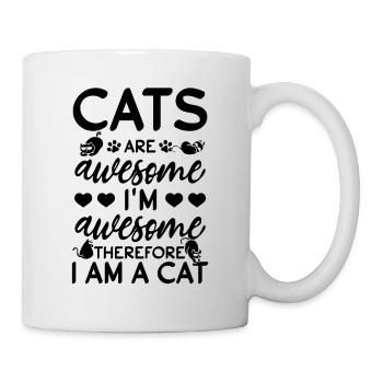 Cats are fantastic I'm fantastic, so - Mug - white - Right